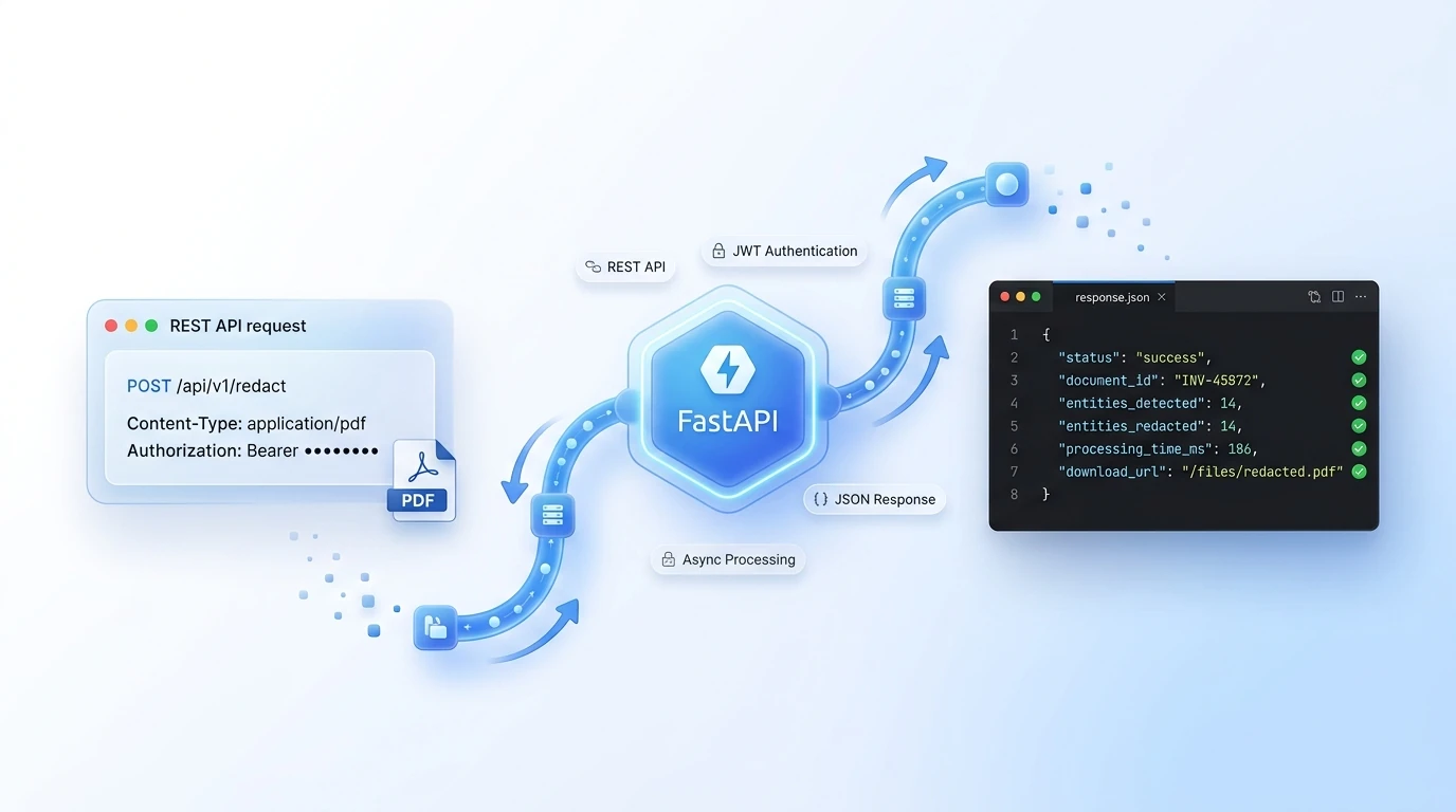 an API architecture diagram